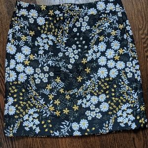 Loft floral print skirt
